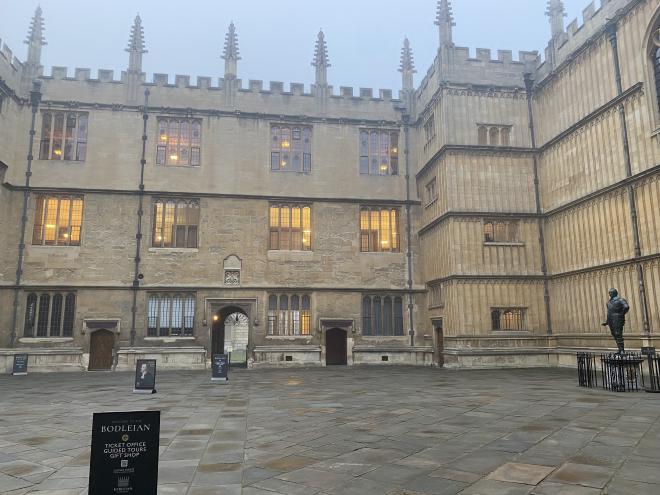 Photo of the Bodleian Old Library
