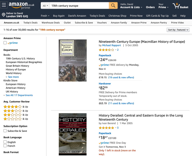 Amazon on the 19th century