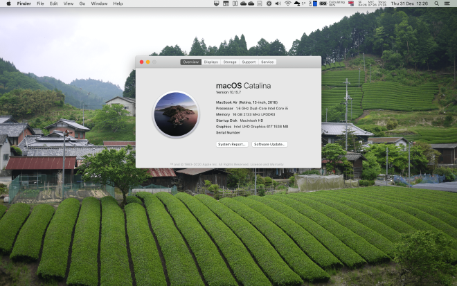 Screenshot of my desktop